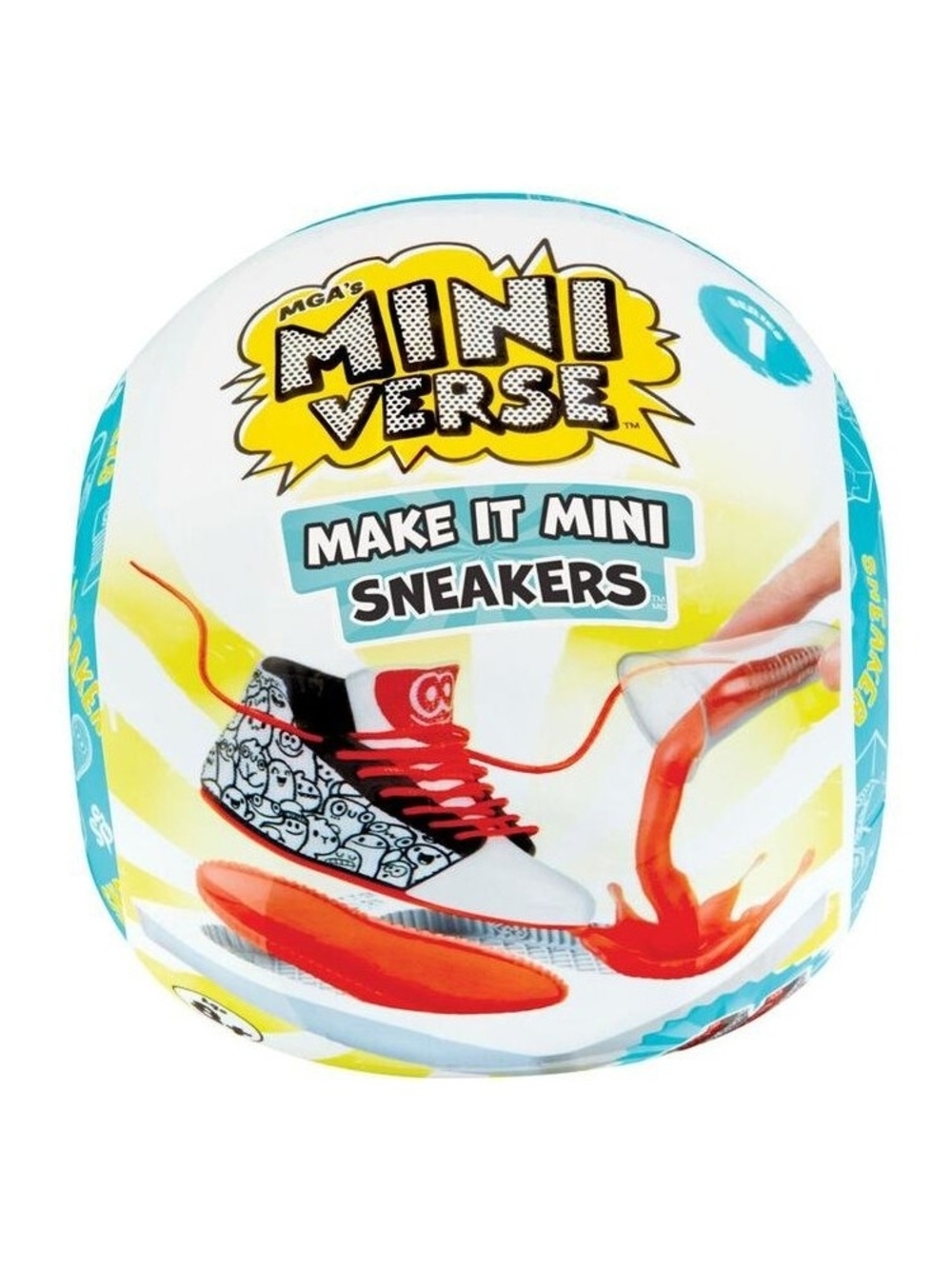 MGA's Miniverse Make It Mini Sneakers Mini Collectibles, Blind Pack, DIY, Crafts